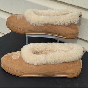 UGG Rylan Cozy Tan Slip-On Women's Shoes Size 10